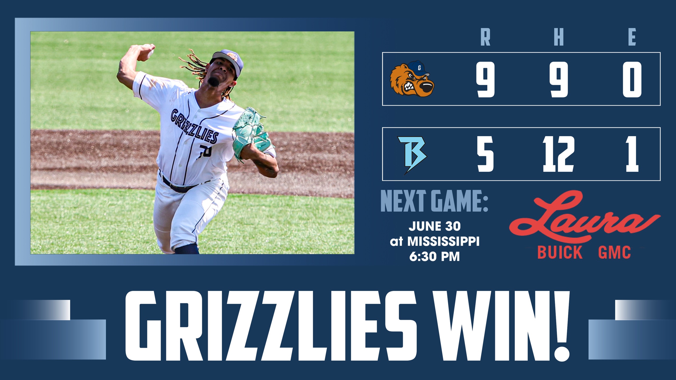Grizzlies Take Down ThunderBolts in Rubber Game