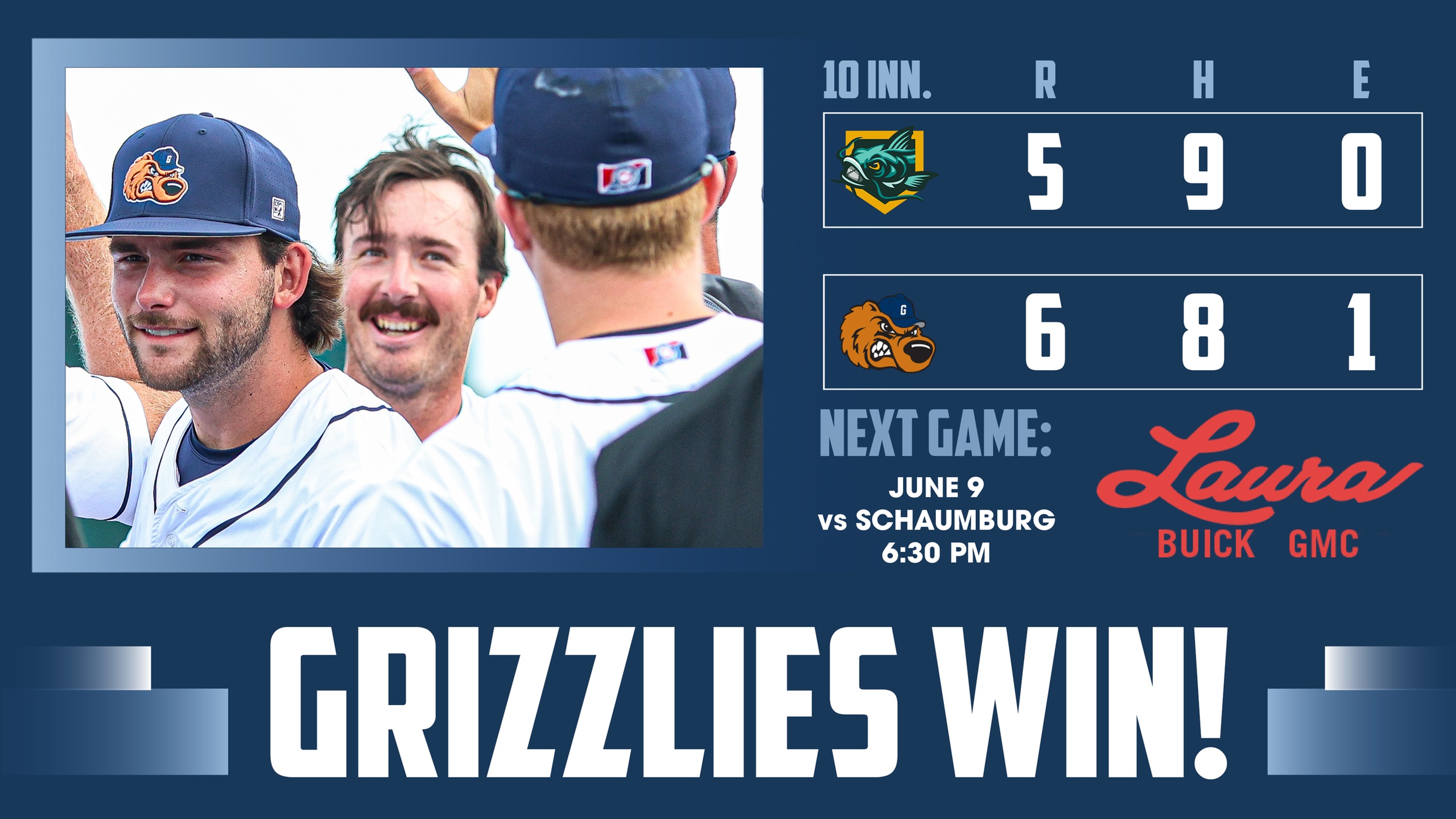 Grizzlies Win Fourth Straight, Sweep Mississippi