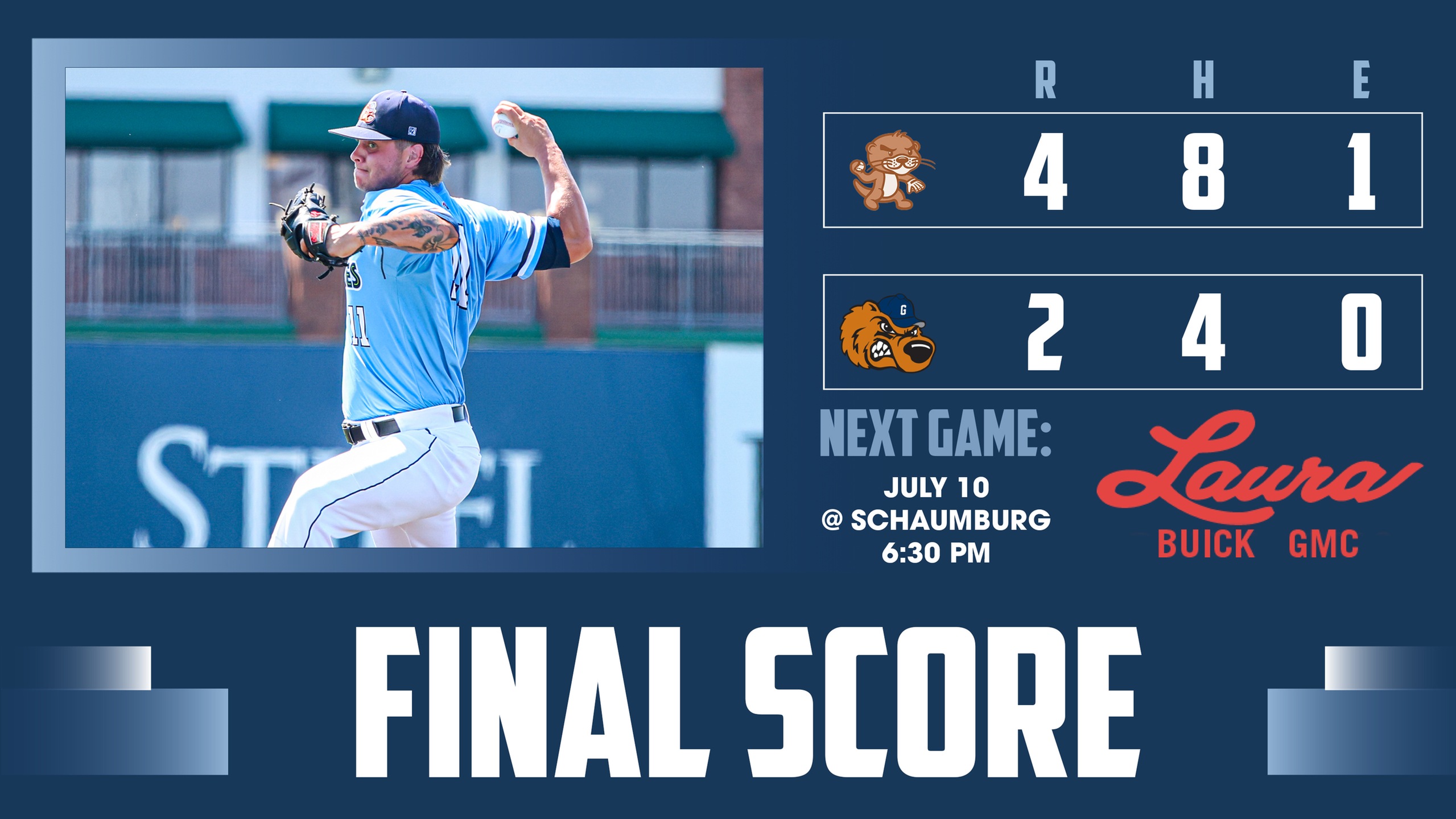 Grizzlies&rsquo; Bats Go Quiet in Loss to Evansville